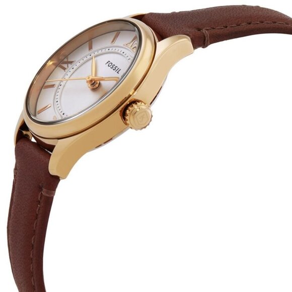 NWT Authentic Fossil Gilmore Quartz Silver Dial Women's Watch - Picture 2 of 3